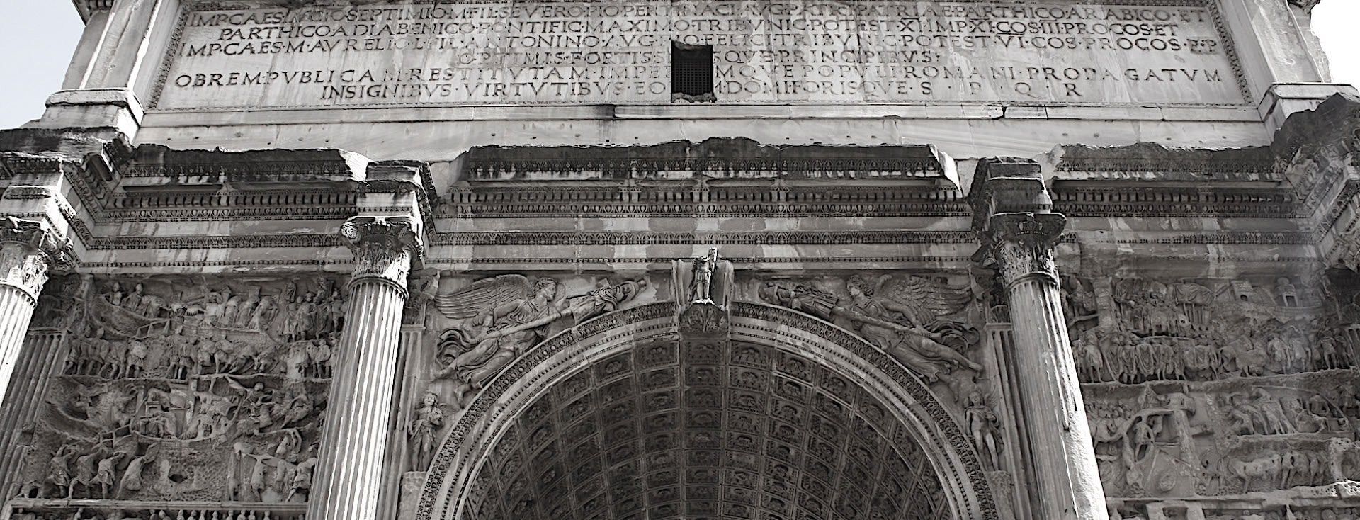 The Arch of Titus in Rome